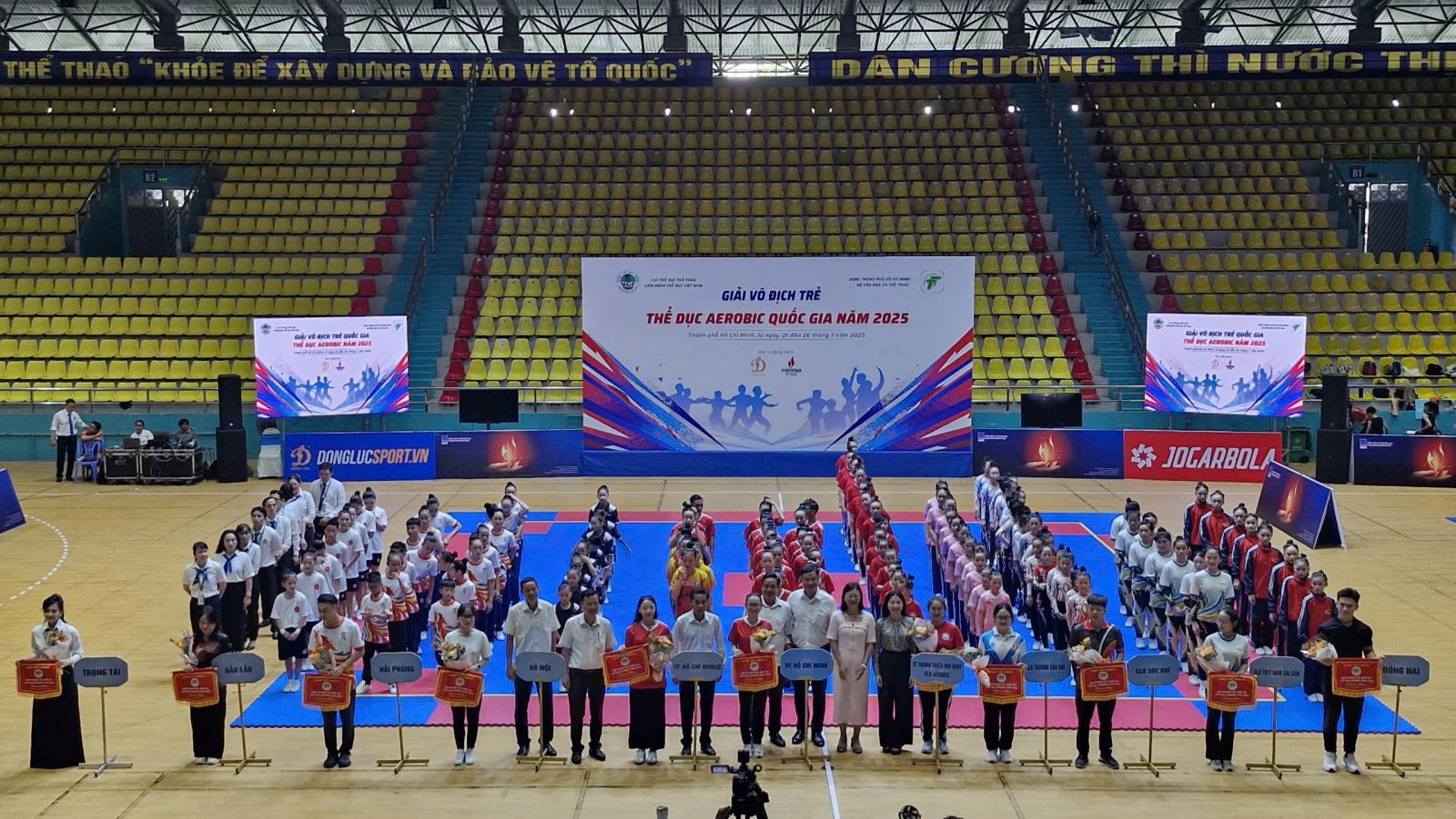 Bộ môn Thể dục Aerobic phường Bình Thạnh góp mặt và đạt thành tích cao tại Giải Vô địch Trẻ Thể dục Aerobic quốc gia năm 2025